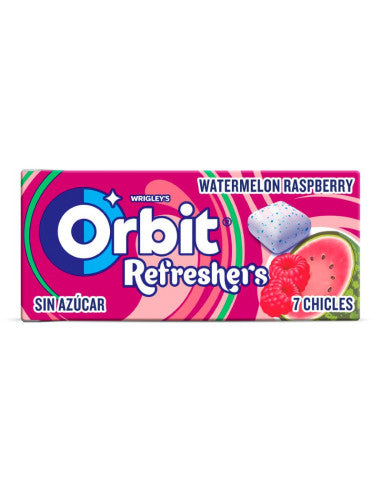 Chicle Orbit Frambuesa y Sandía