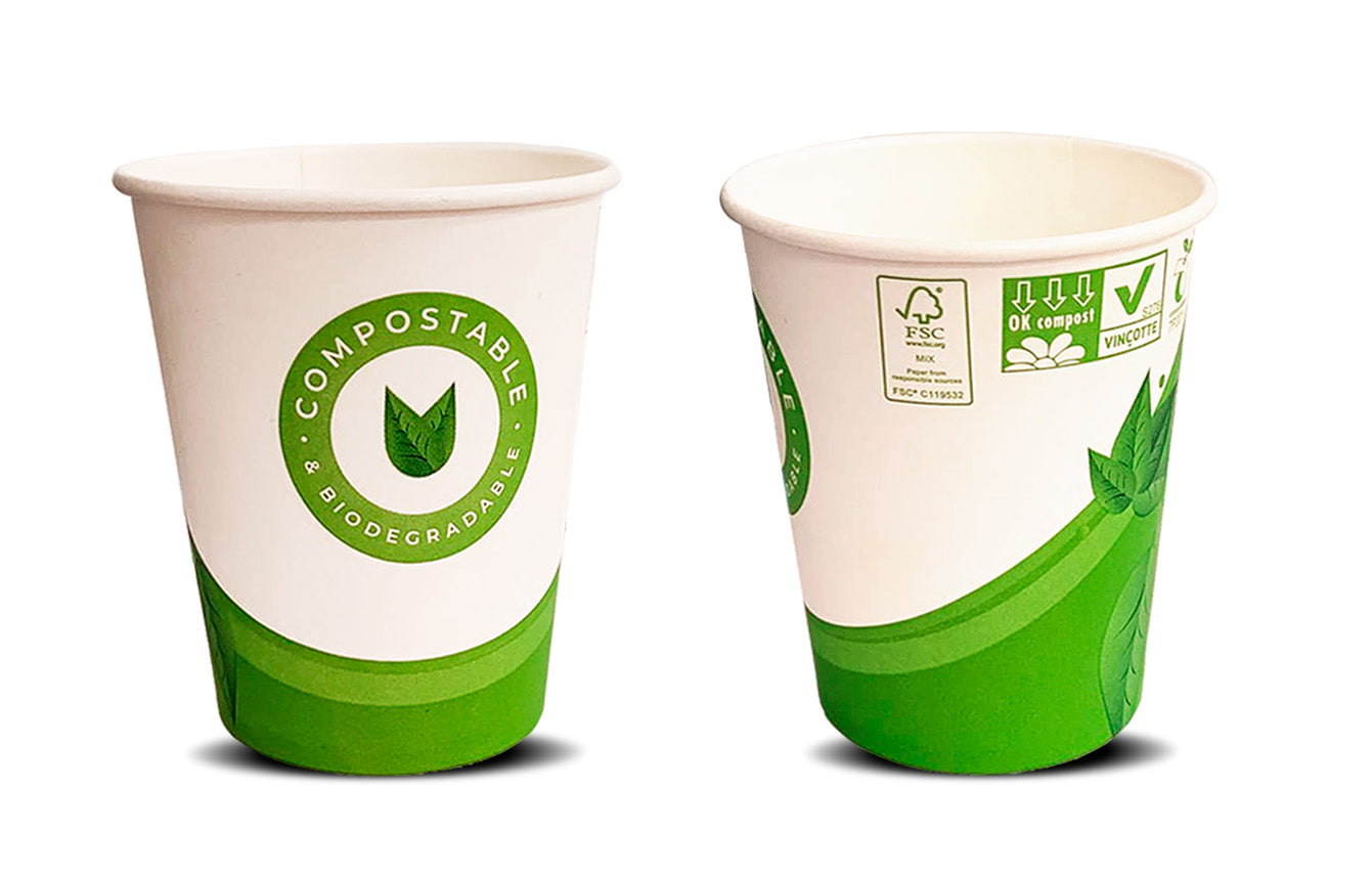 Vaso Cartón Compostable.