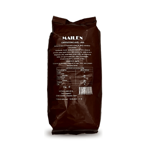 Cappuccino Avellana Mailen soluble