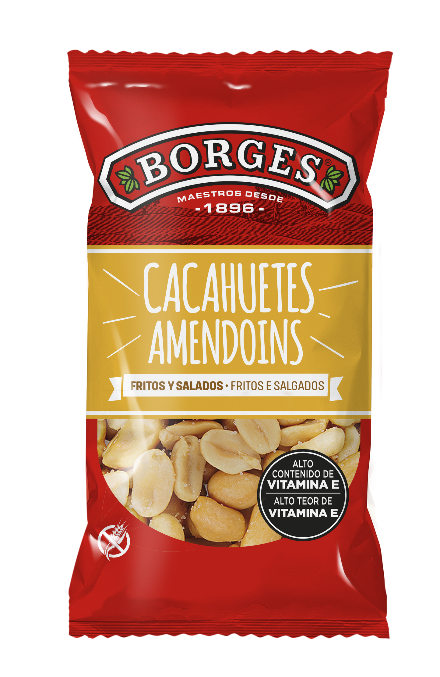 Cacahuetes Fritos y Salados - Borges